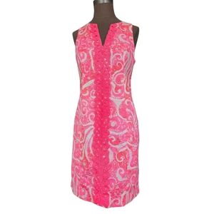 Lilly Pulitzer Ryder Shift Mini Dress in Pink Pout Size 4